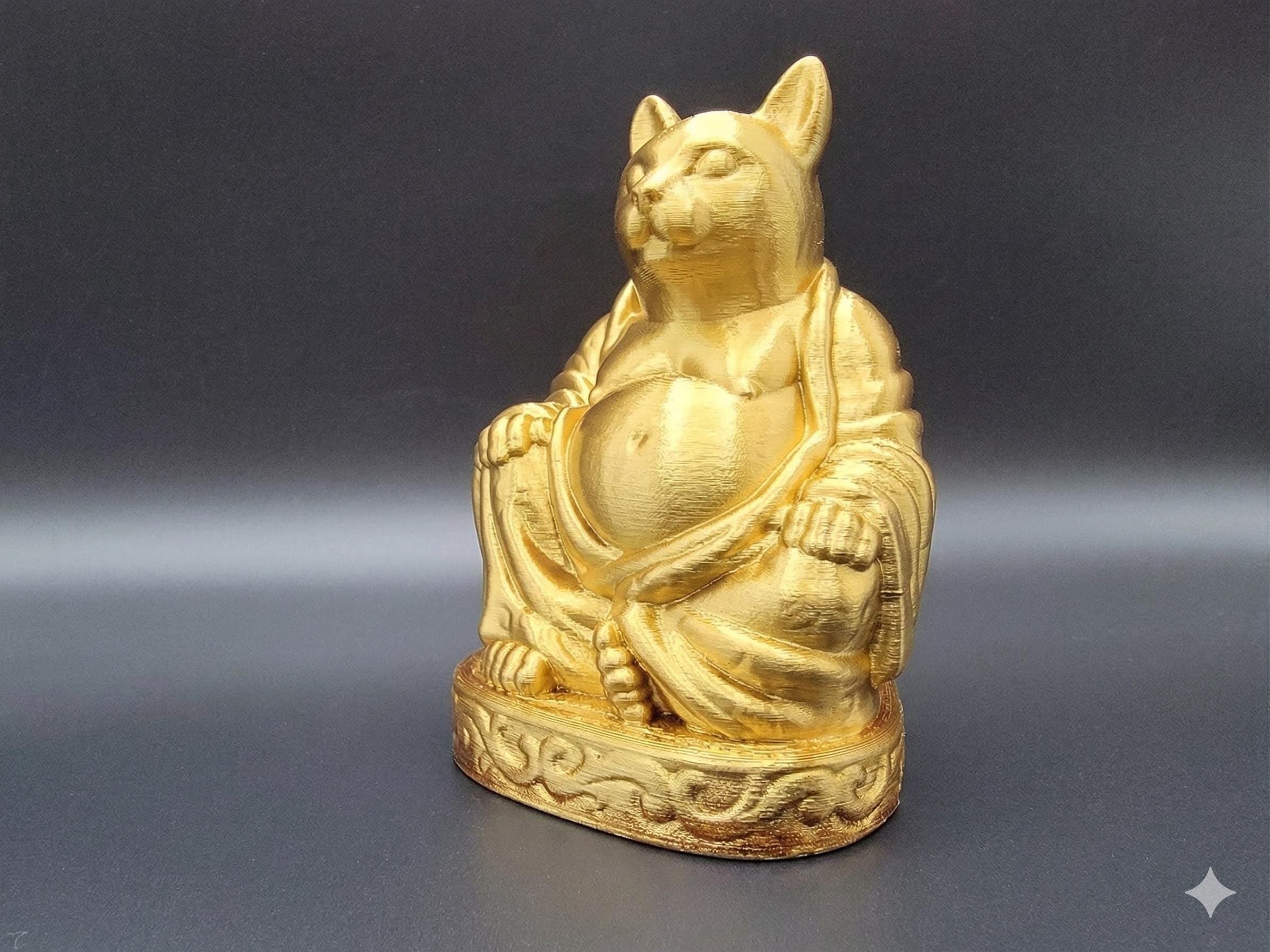 Cat Buddha Statue - Animal Buddha Statues