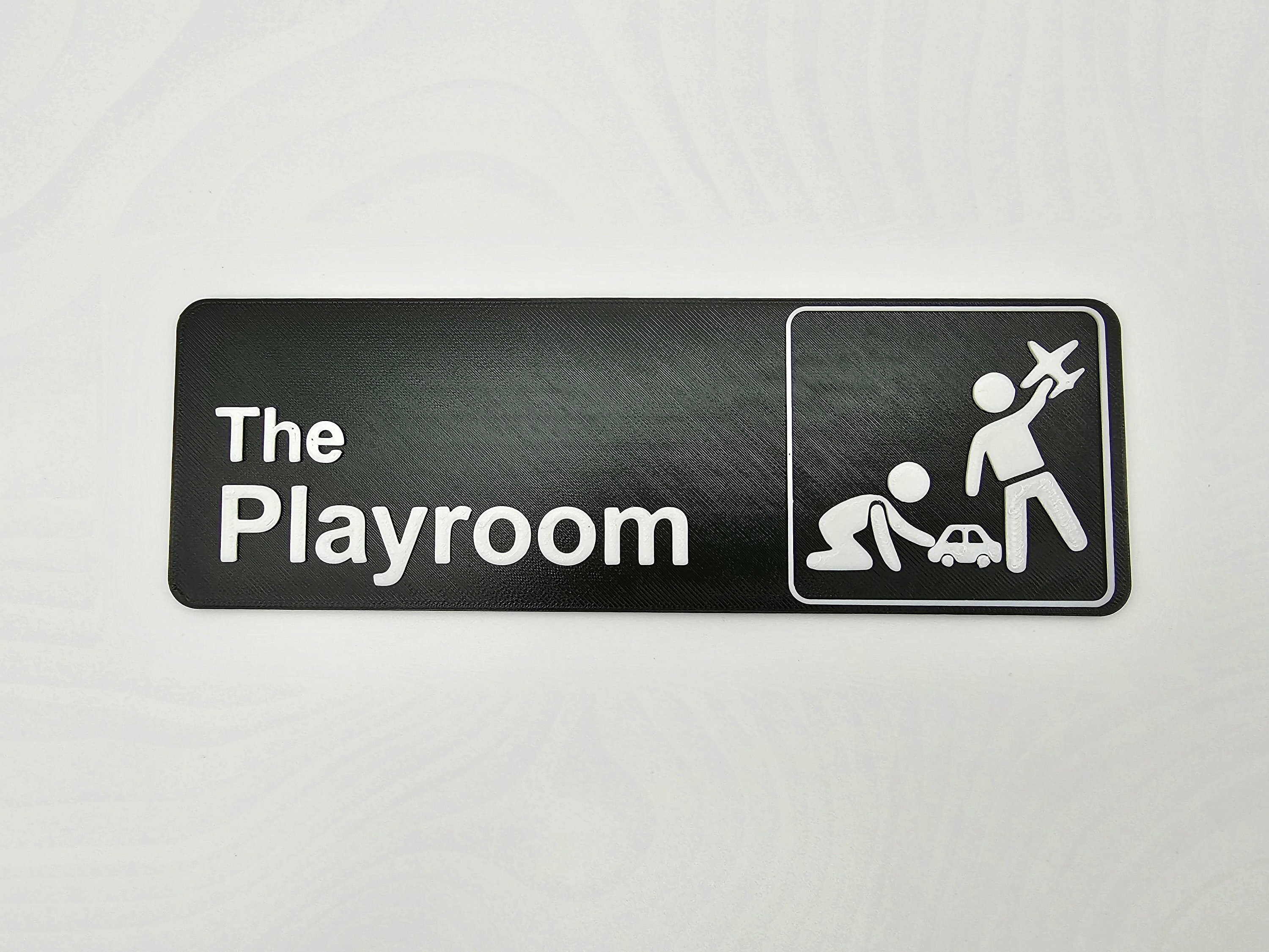 The Playroom - Funny Office Door Sign | Any Color