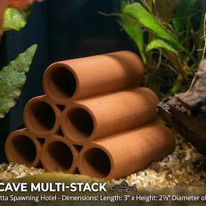 Breeding tubes. Ideal for Shrimp and Fry. Provides a save environment and promotes breeding. Aquarium habitat tubes for shrimp or fish imagem 1