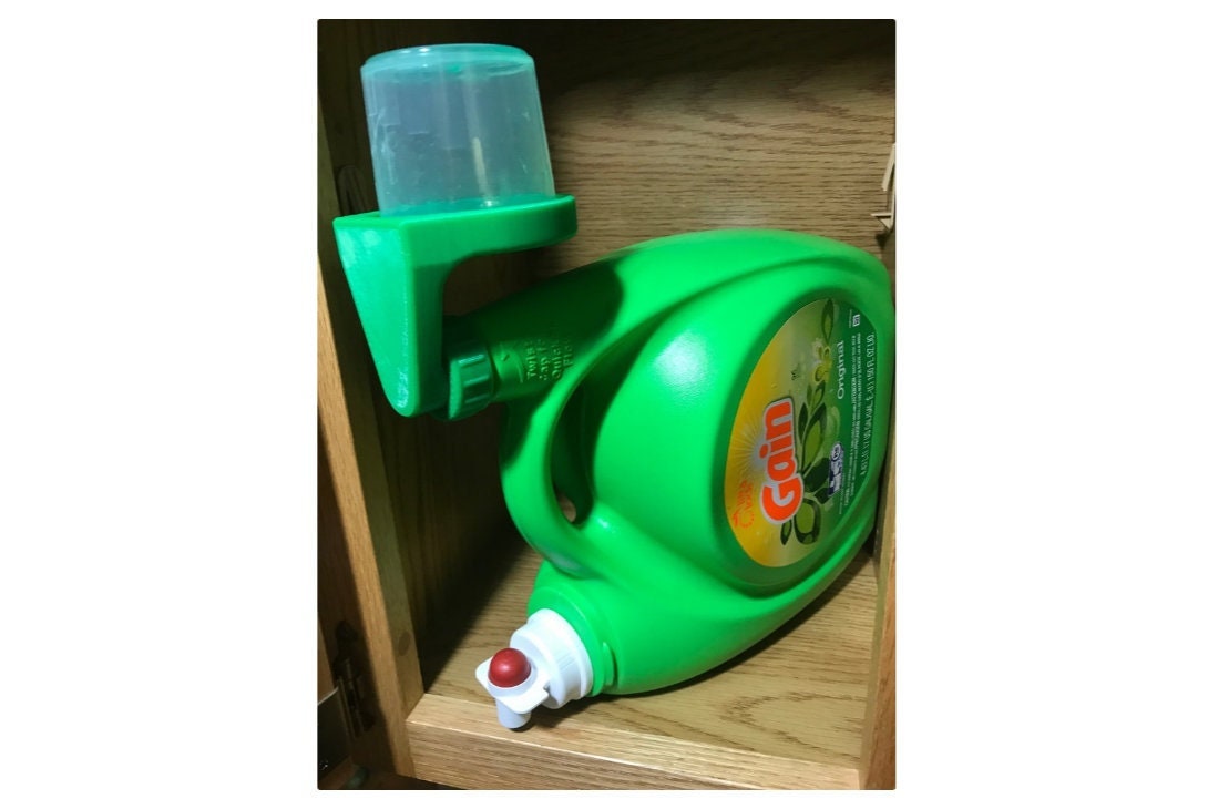 Laundry Detergent Cup Holder - Drains Excess Soap