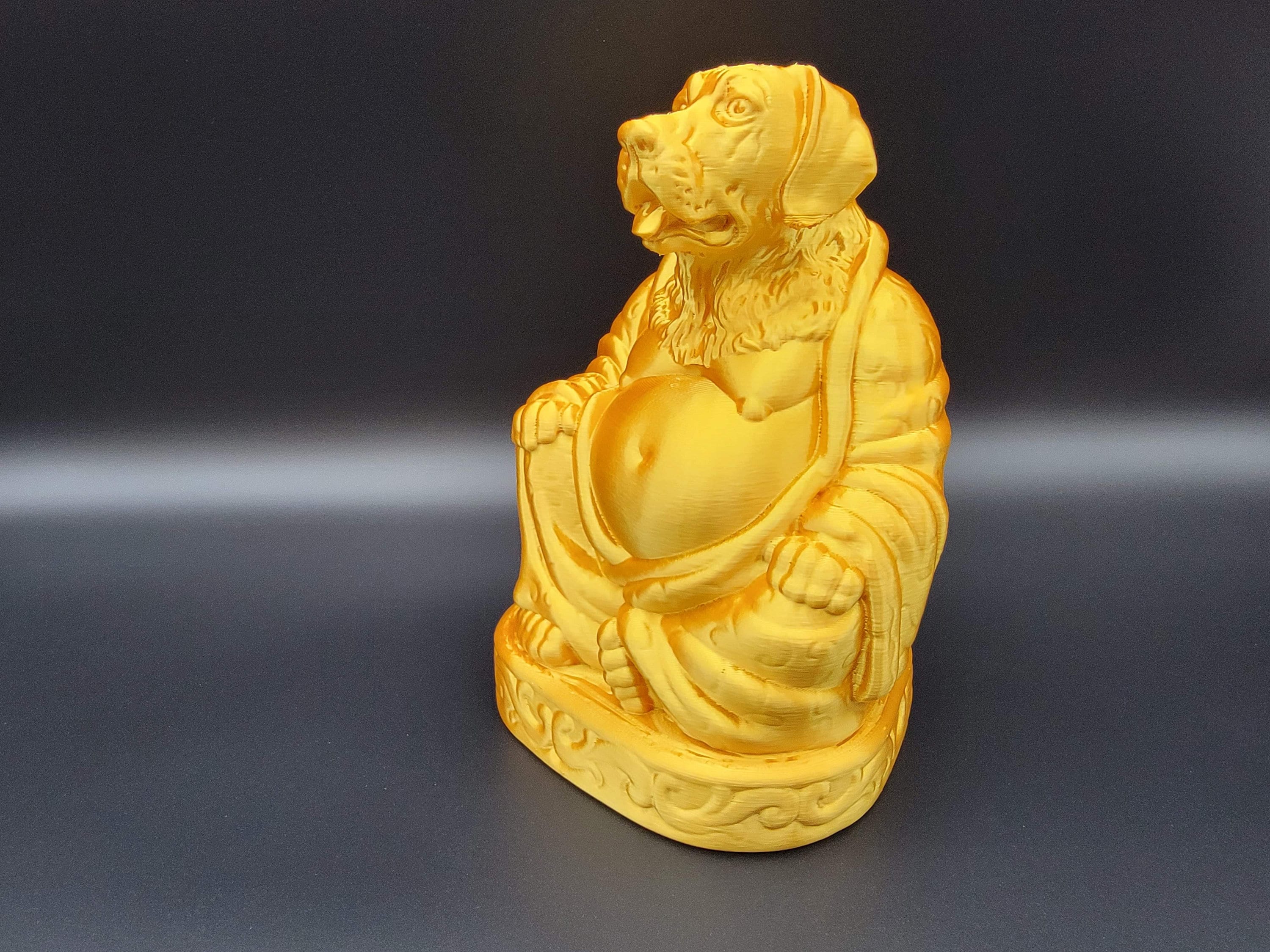 Golden Retriever Buddha Statue - Any Color Funny Gag Gift for Dog Lovers | Animal Buddha Statues | Funny Buddah Figurine | Animal Budda Gift