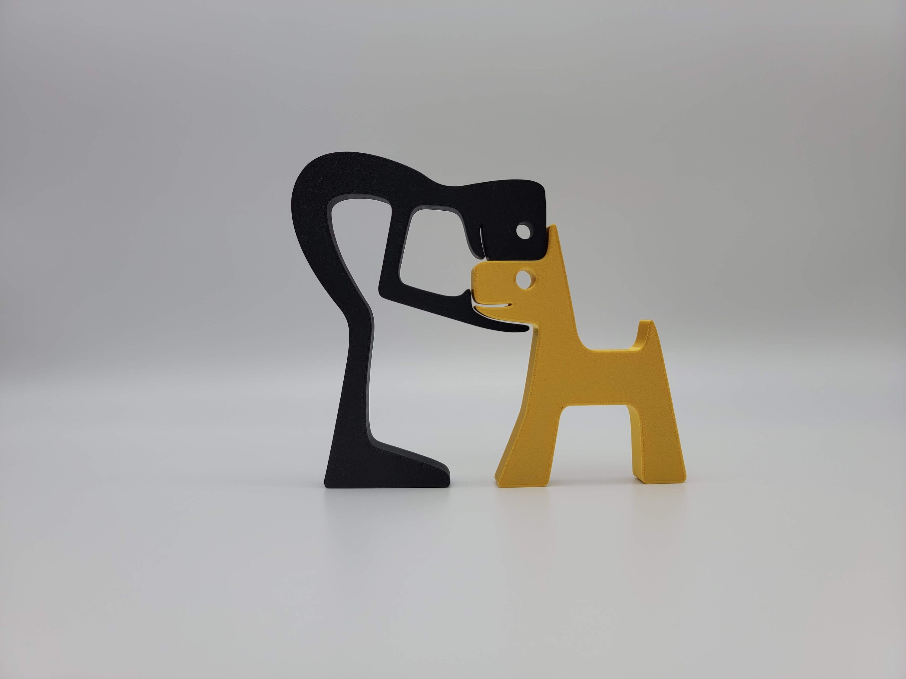 Dog and Human Harmony Love Home Décor | Housewarming Gift for Dog Lovers | Dog Owners Gift