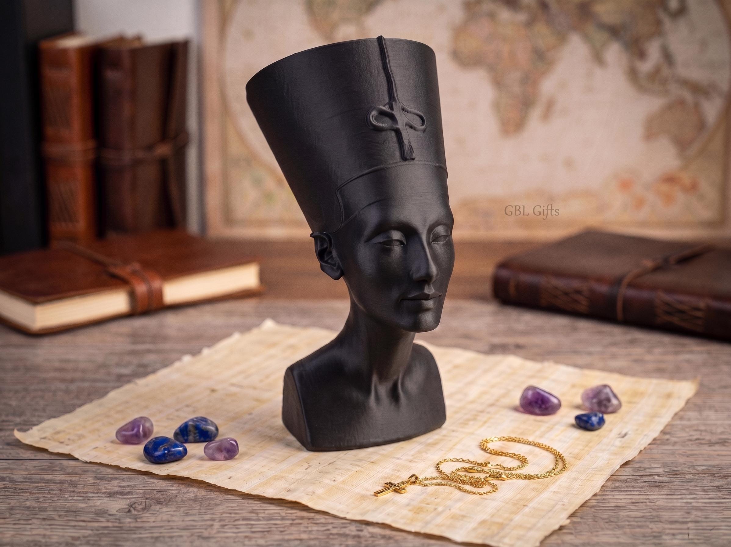 Nefertiti Bust Statue - Egyptian Queen Decor