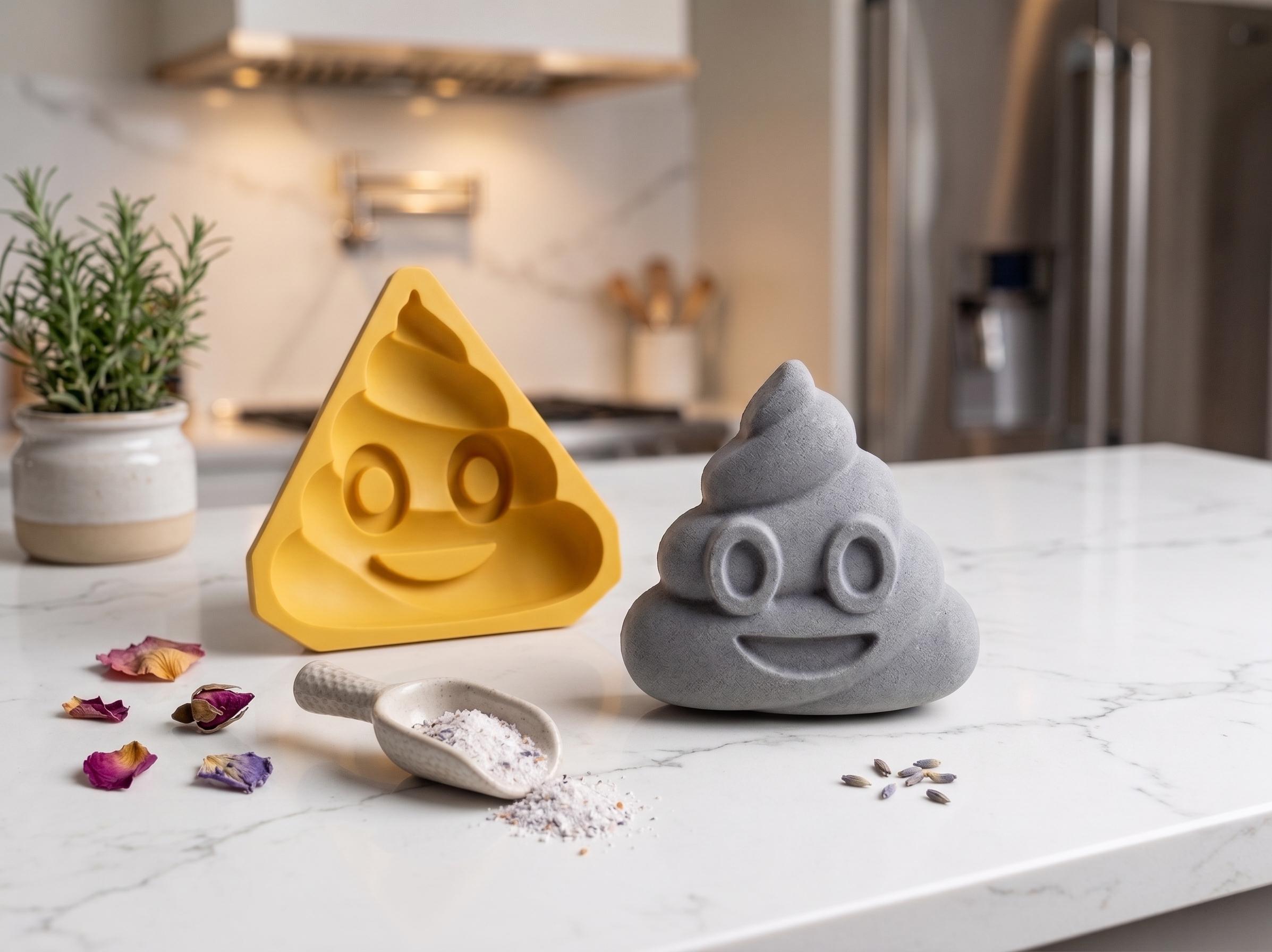 Pile of Poo Emoji Cake and Cookie Mold - Any Color