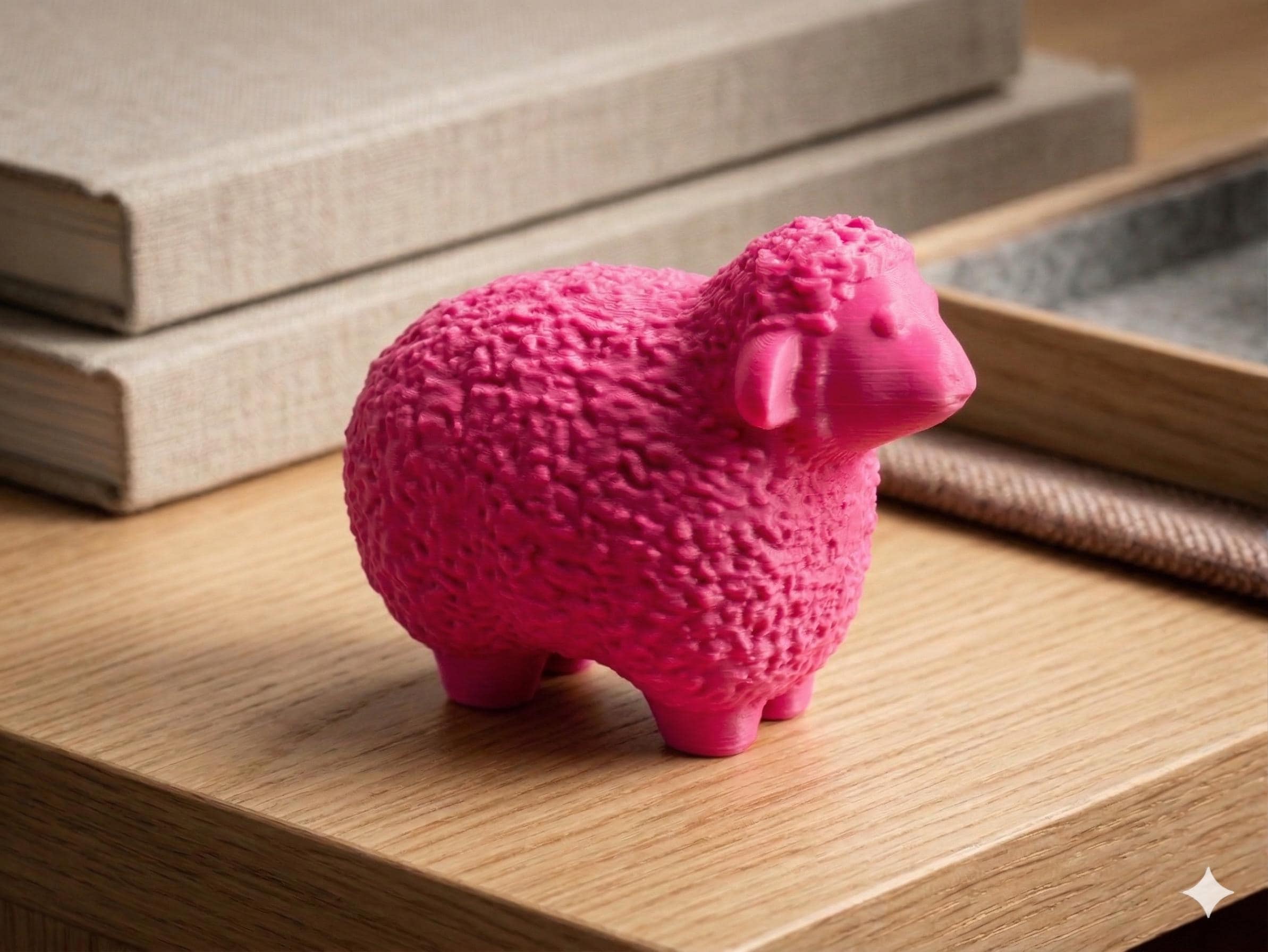 ANY COLOR! Cute Pet Baby Sheep Lamb Statue Figurine
