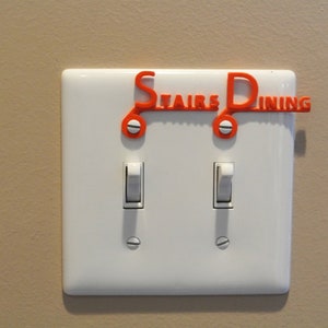 Light Switch Markers Labels