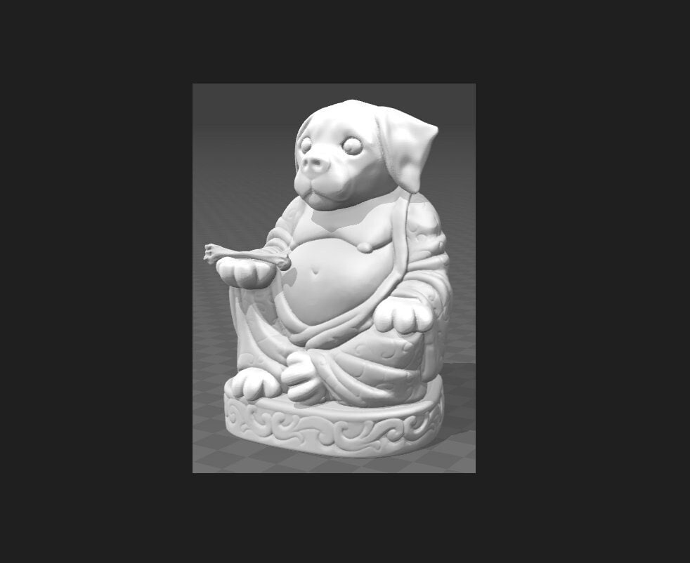 ANY COLOR! Puppy Buddha Statue Funny Gift for Dog Lovers | Animal Buddha Statues |  Figurine | Animals Budda Gifts Boxer Labrador Black Lab