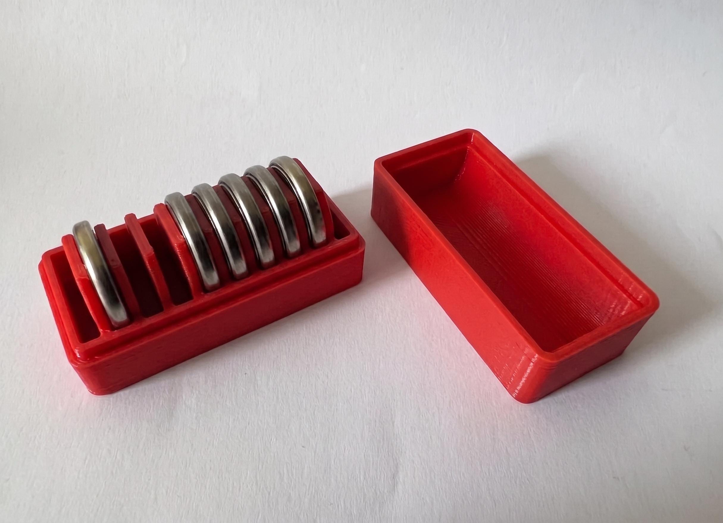 CR2032 Battery Storage Box Holder | Holds CR2032 Batteries