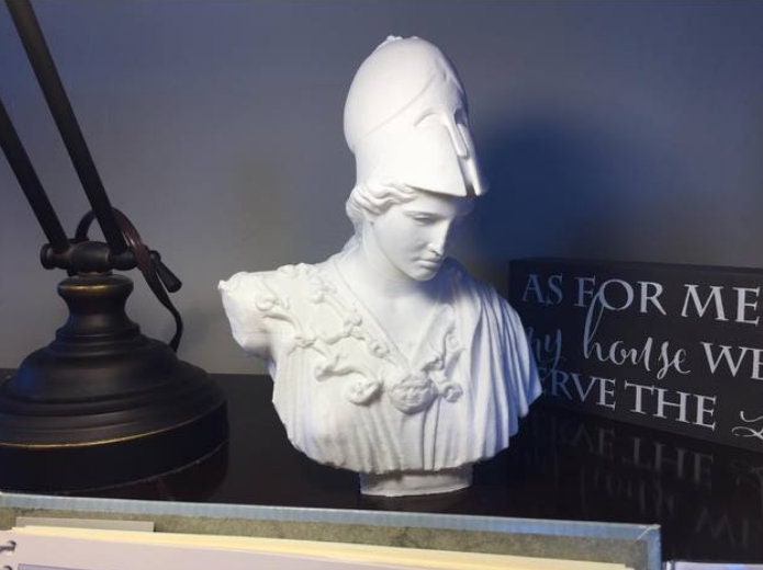 Athena of Velletri Bust | Roman Sculpture, Home Decor