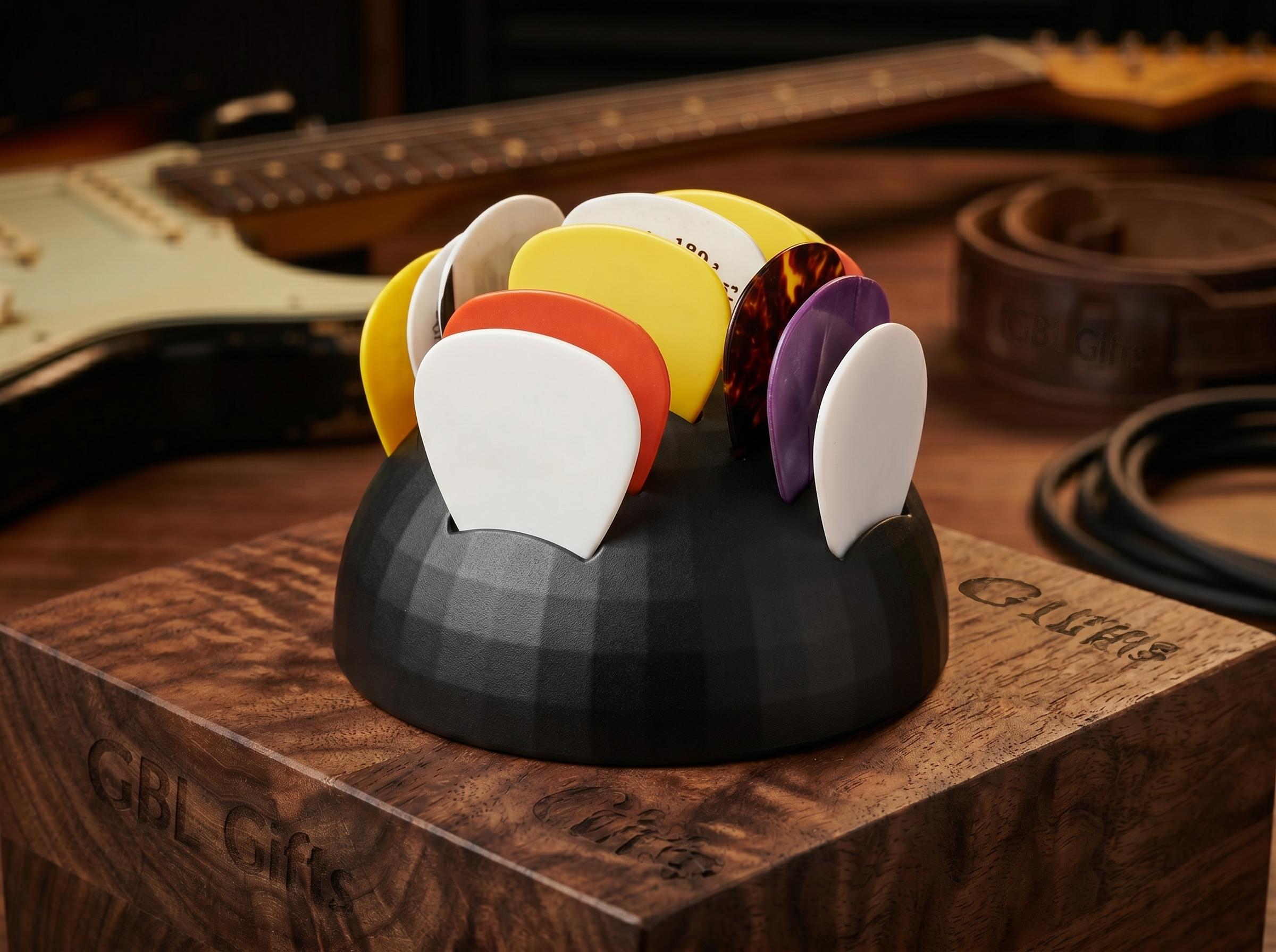 Guitar Pick Holder | Any Color! Holds 15 Pick 1.2mm or smaller