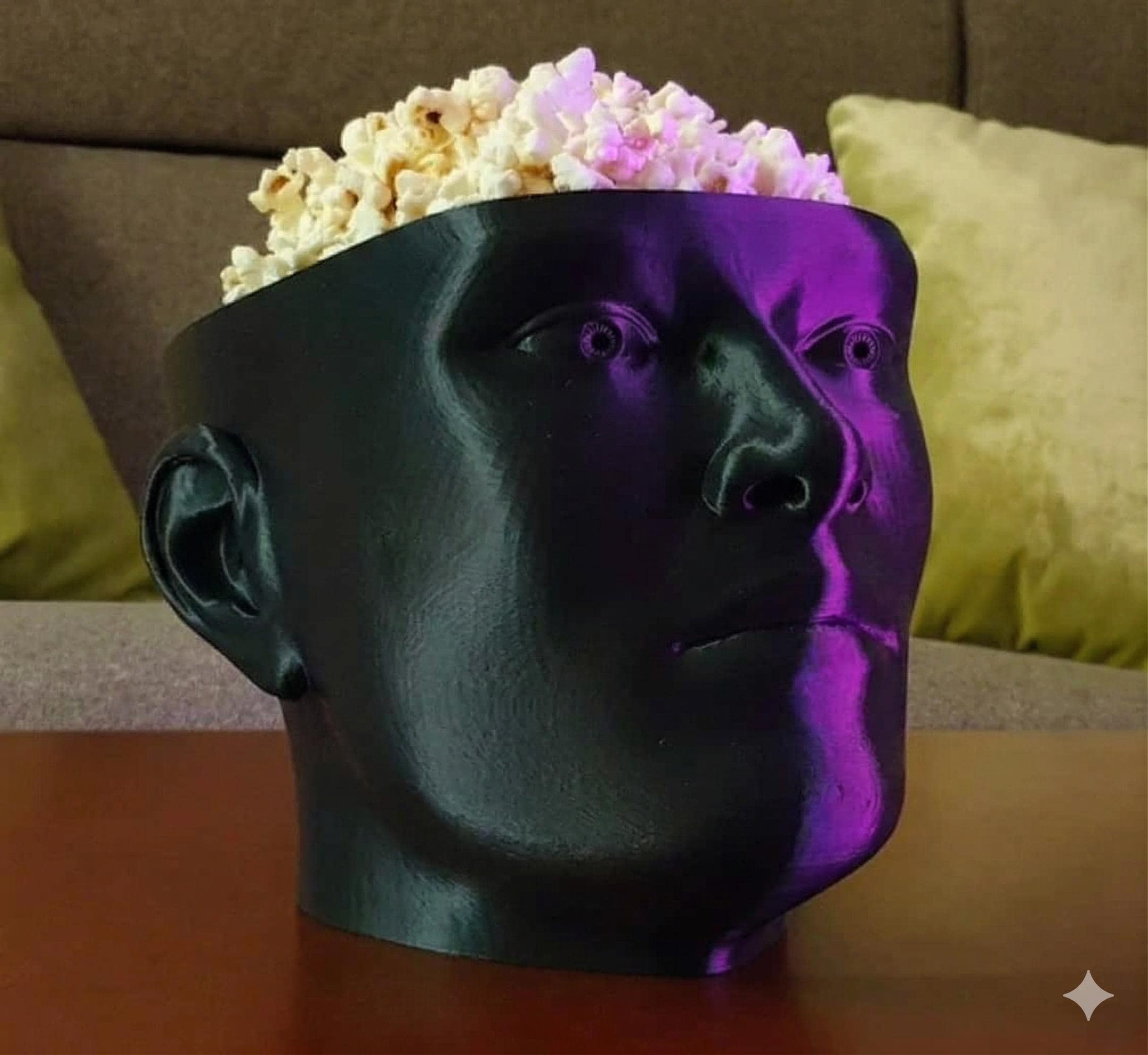 Human Head Bowl Cup | Any Color! Scary odd and bizzare gifts great for Halloween creepy scary brains missing