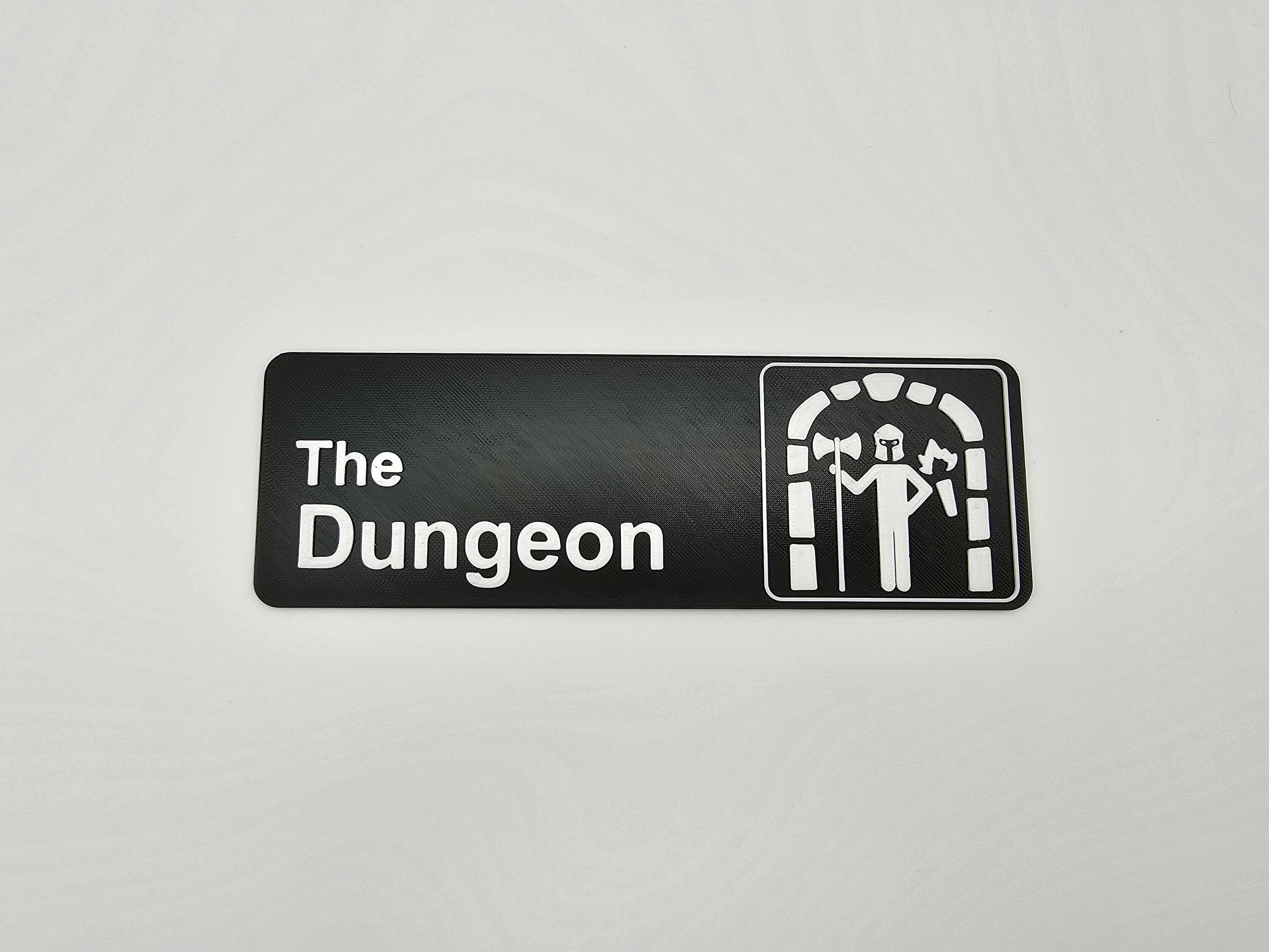 The Dungeon - Funny Room Door Sign | Any Color