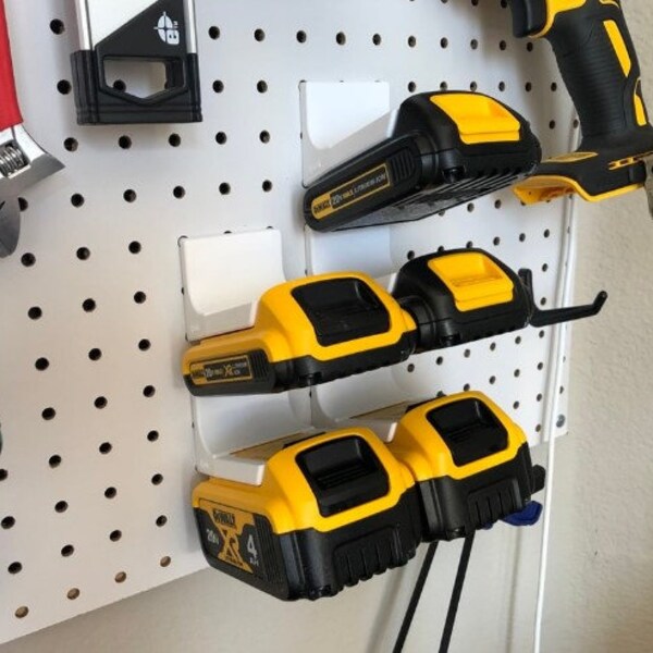 10-Pack Of Unbranded 12V DeWalt Battery Holders/Hangers - Lithium-Ion Compatible, 4 Ah