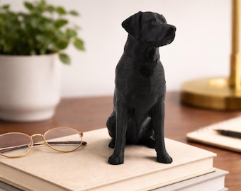 Labrador Statue | Any Color! Black Lab Yellow Lab - Memorialize My Dog - Housewarming Gift for Friend Who Lost Their Dog - Pet Passed Away