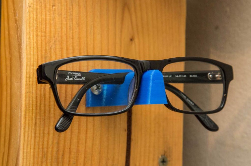 Universal Glasses Wall Mount | Mounted Sunglasses or Reading Glasses To Wall Bunkbed | Store Sunglasses Out Of The Way | Gift for Kids Mom