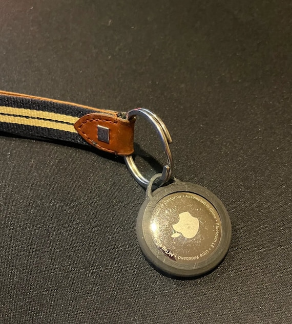 Porte-clés pour Apple AirTag -ID19512 gris pas cher
