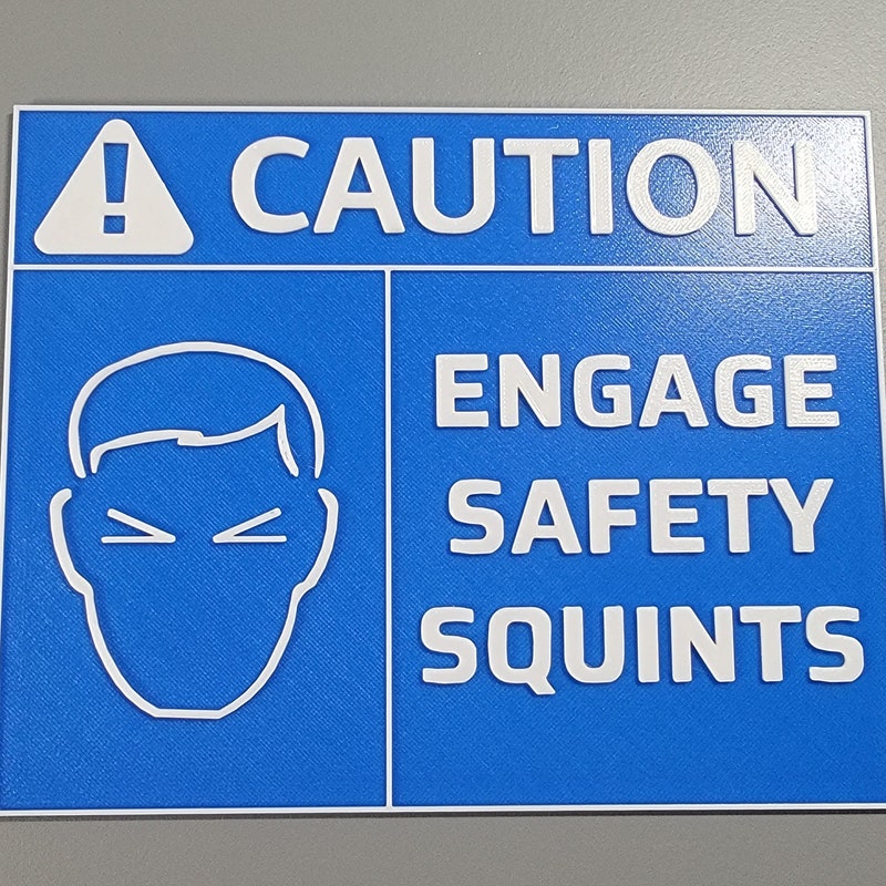 Funny Safety Sign - Etsy