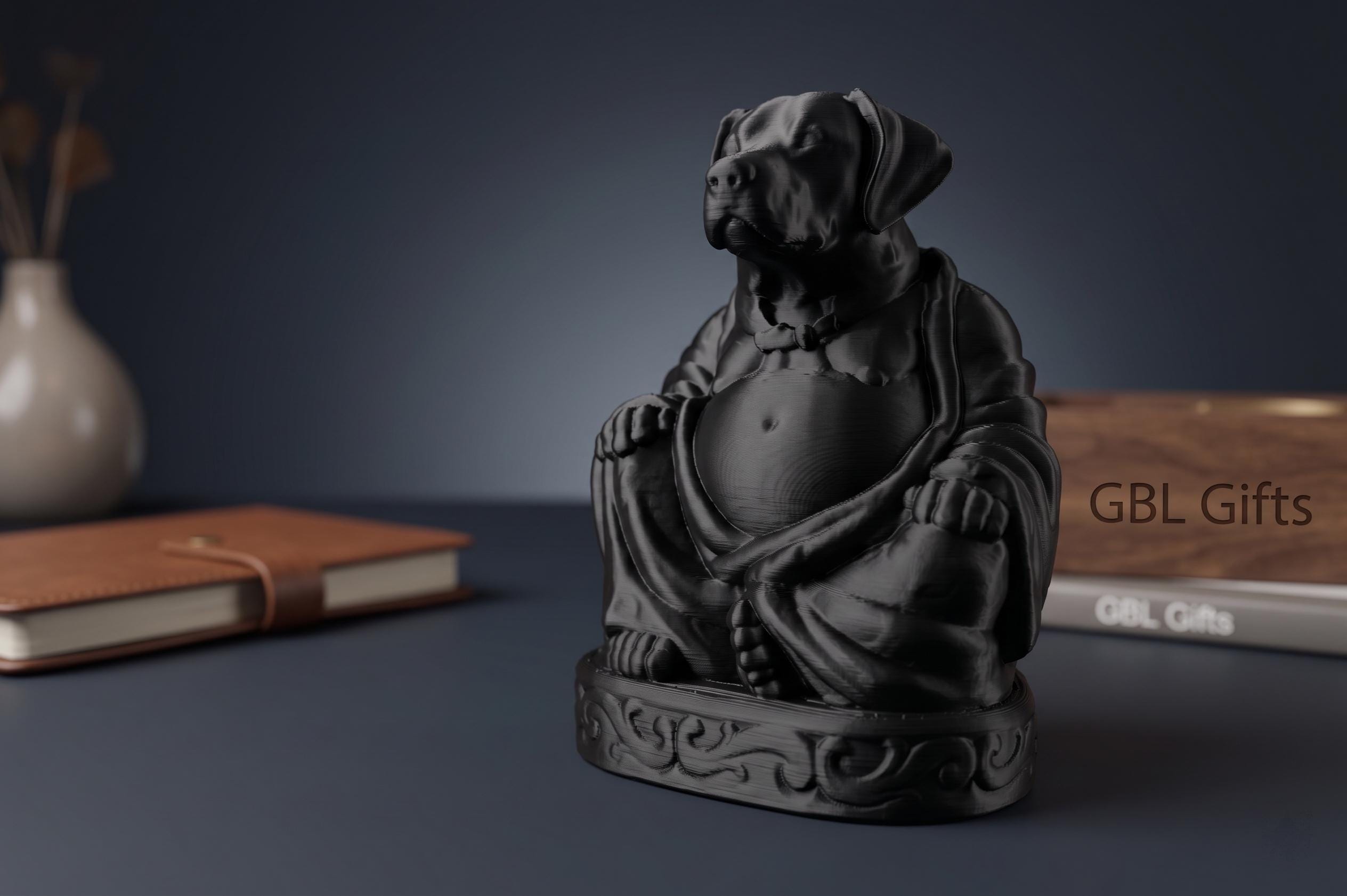 Labrador Buddha Statue - Any Color - Funny Gag Gift for Dog Lovers | Animal Buddha Statues | Funny Buddah Figurine | Animal Budda Gifts Labs
