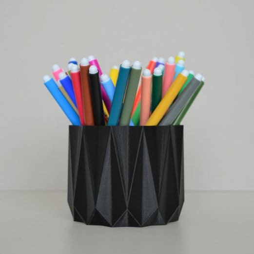 Geometric Pen Holder - Any Color - Office Desk Organization
