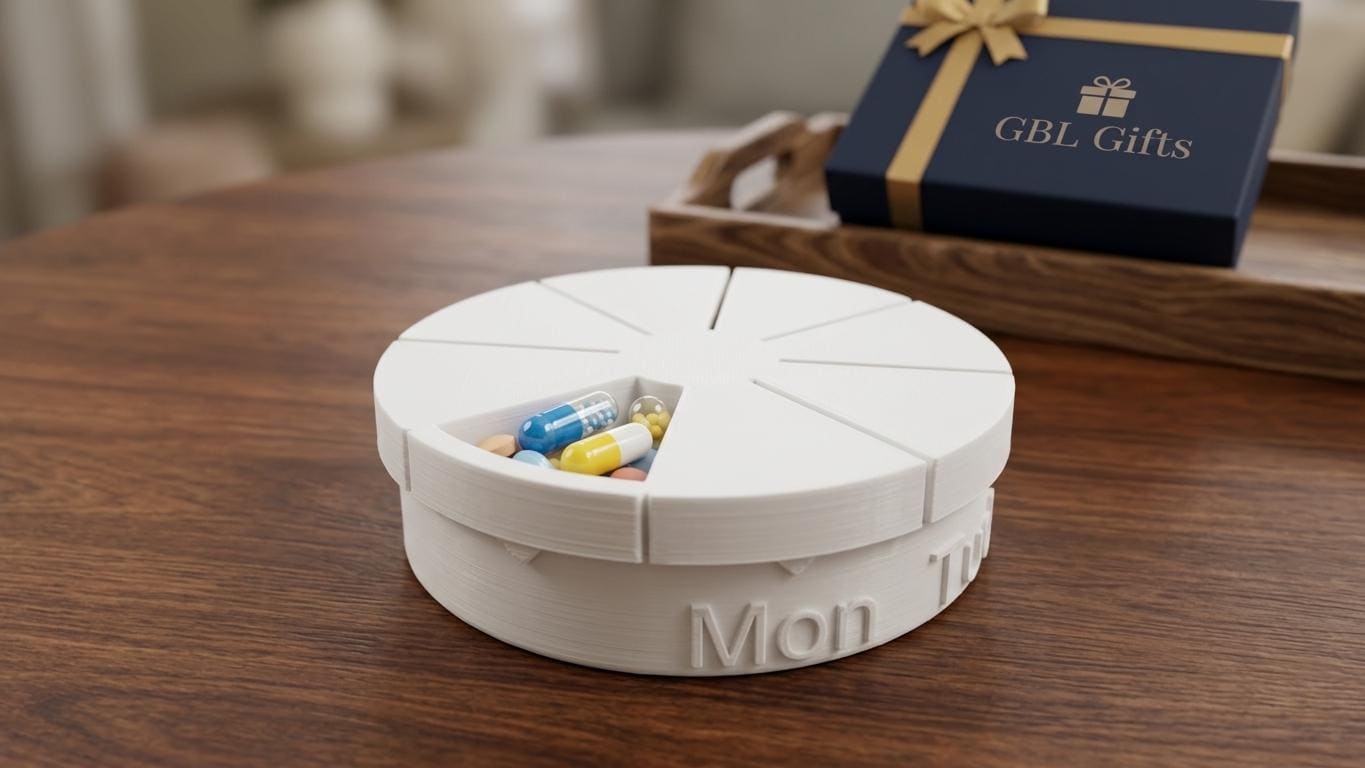 Pill Container Reminder | Pill Box for Reminding to Take Pills | Elderly and Forgetful | Days of The Week | Capsule Case