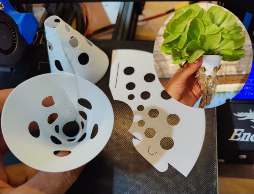2" Hydroponic pot cones for growing plants