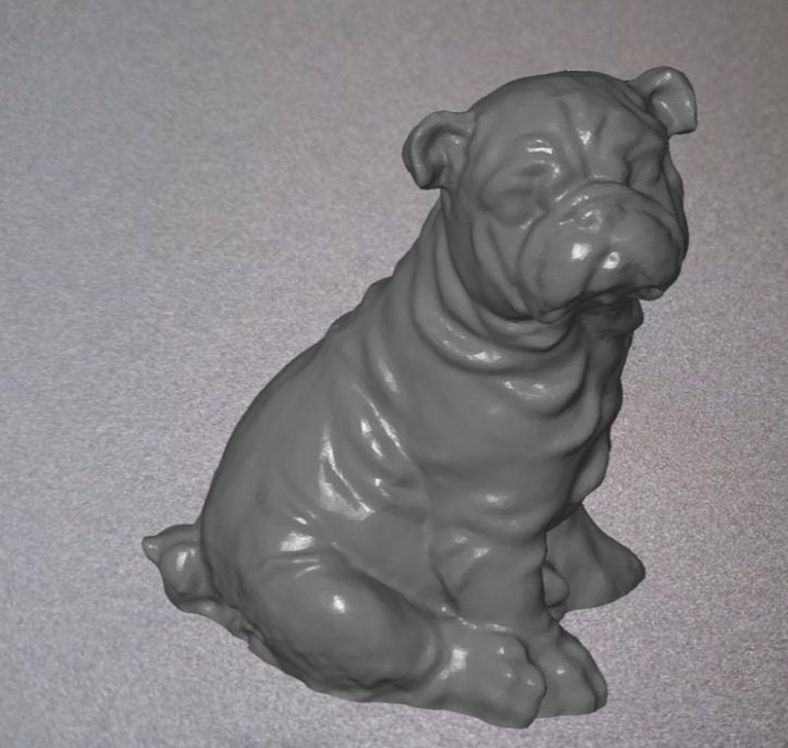 Pug Puppy Statue Figurine | Dog Lovers Housewarming Gift | Bulldog Figurine  | Bulldog Model | English Bulldog Statues | Vets Office