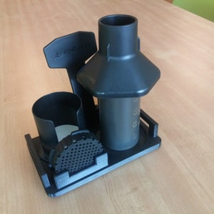 Organizer for AeroPress® Coffee Maker, Caddy Station holds Coffee