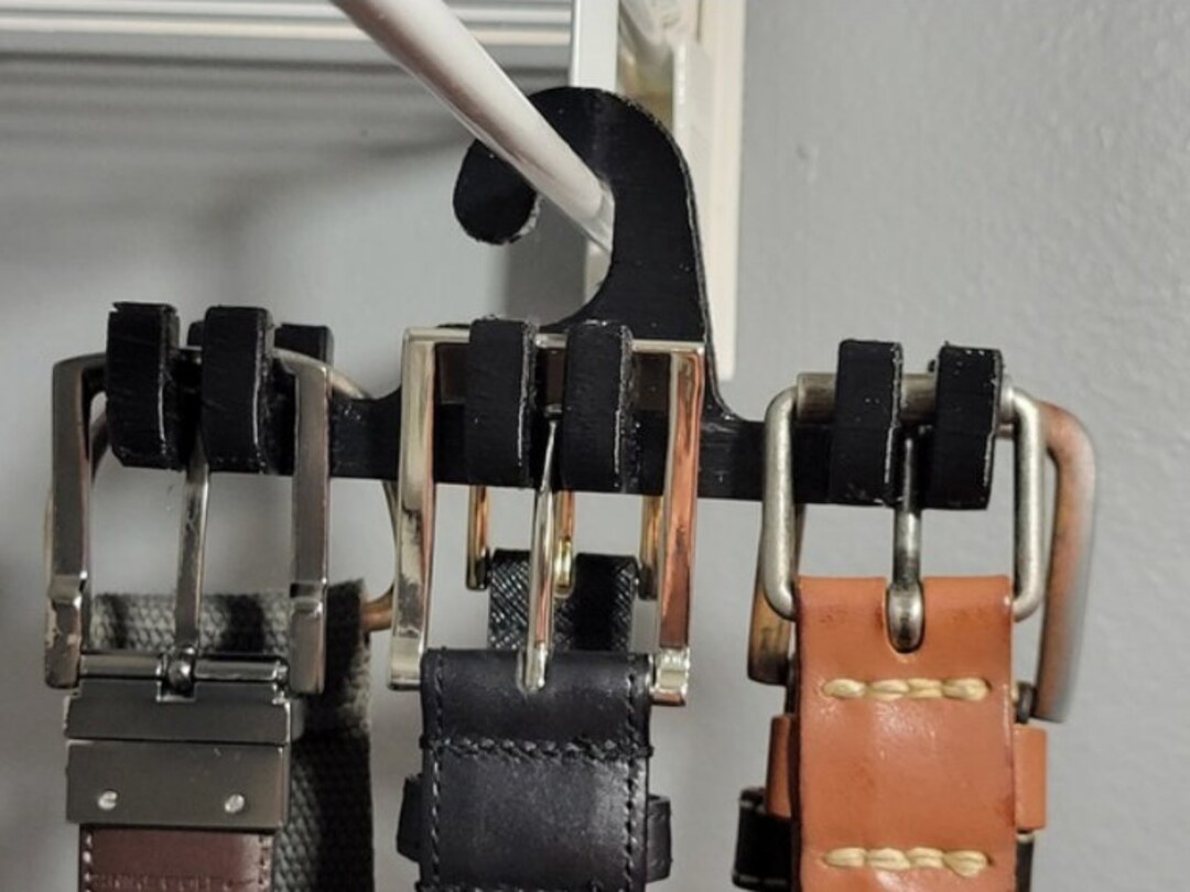 Belt Hanger Closet Organization for Ties Belts in Closets Belt Rack ...