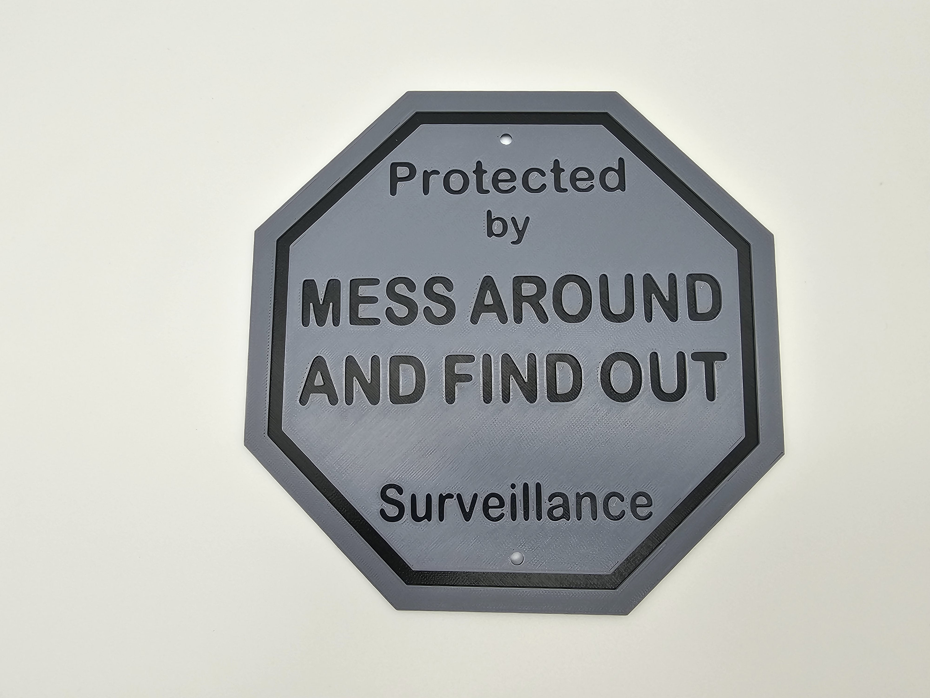 Protected by Mess Around and Find Out Sign - F Around and Find Out ...