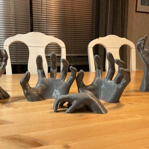 Wall Mounted Creepy Life Sized Hands | Zombie Hand Hooks | Mount on Wall Hands | Dead Hands Grabbing | Walker Hands | The Walking Dead Hands
