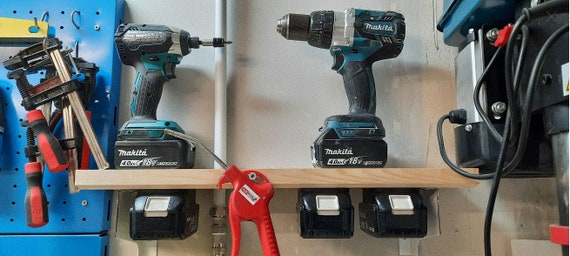 Makita Battery Wall Mount Any Color 18v Under Shelf Cabinets