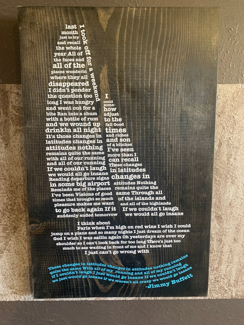 Sailboat song Lyrics A Pirate Looks at 40 Home Decor Etsy.de