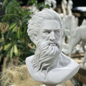 Estatua de Poseidón, Dios griego, Mitología griega, Escultura de Poseidón, Estatua romana, Regalo hueco, Regalo de Navidad, Escultura de busto de Poseidón