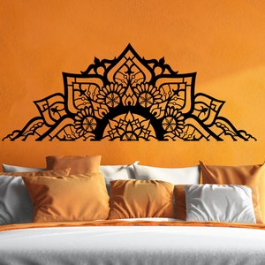 Metal Mandala Wall Art, Metal Wall Decor, 3D Mandala Wall Art, Bedroom Wall Decor, Above Bed Decor, Lotus Flower Wall Decor, Christmas Gift