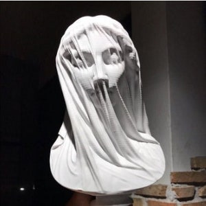 Virgin Mary, Virgin Mary Statue, Veiled Lady Bust, Veiled Bride, Large Veiled Lady Statue, Virgin Mary Statue, Gift to Her, Home Gifts