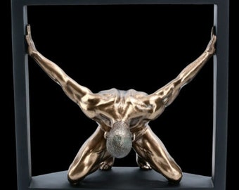Estátua da mitologia grega, estátua do homem, figuras de Hércules, estátua de Hércules, estátuas de deus grego, escultura de busto, escultura decorativa, acessório de quarto