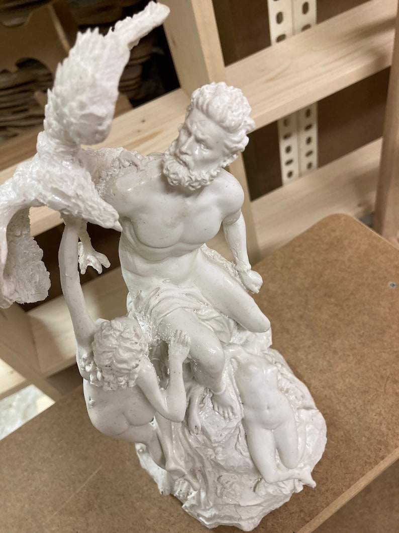 Prométhée Titan Dieu Dieu du feu Statue mythologique Décor Etsy France