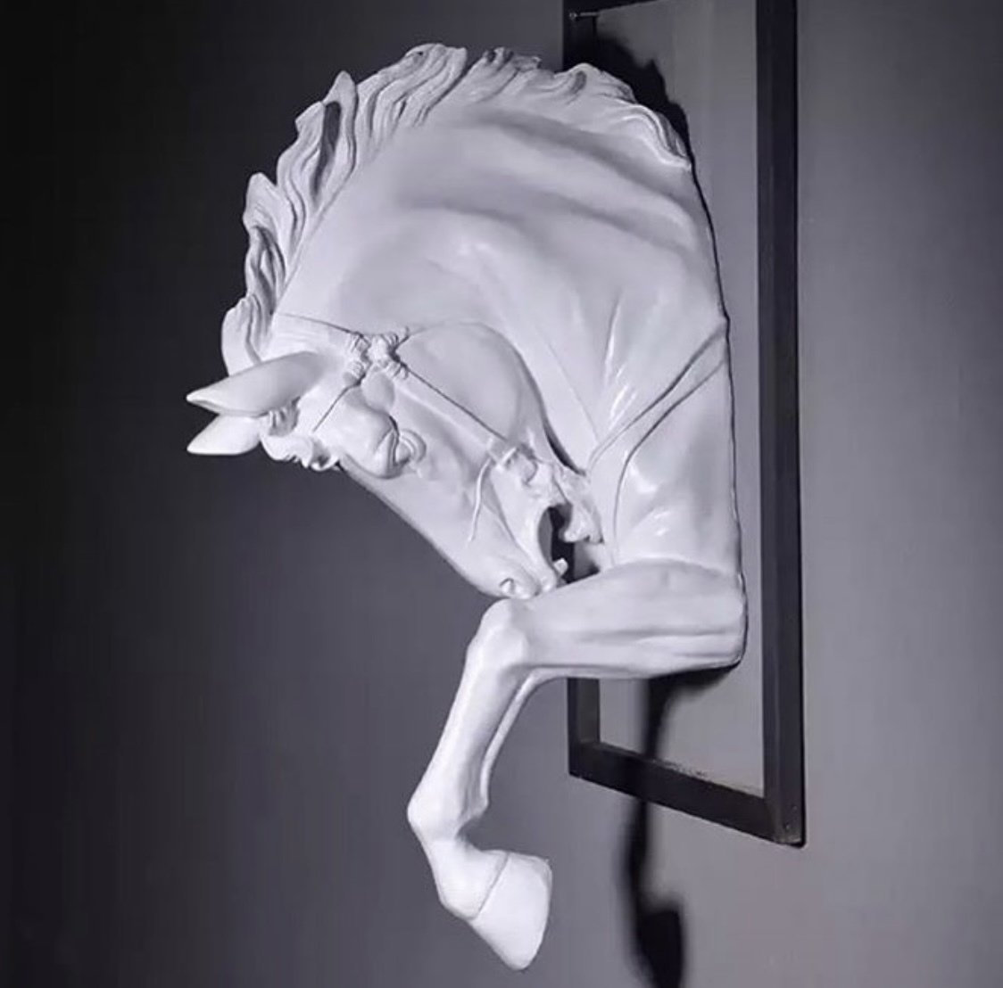 Horse Sculpture, Horse Sculpture on Wall, Wall Accessory
