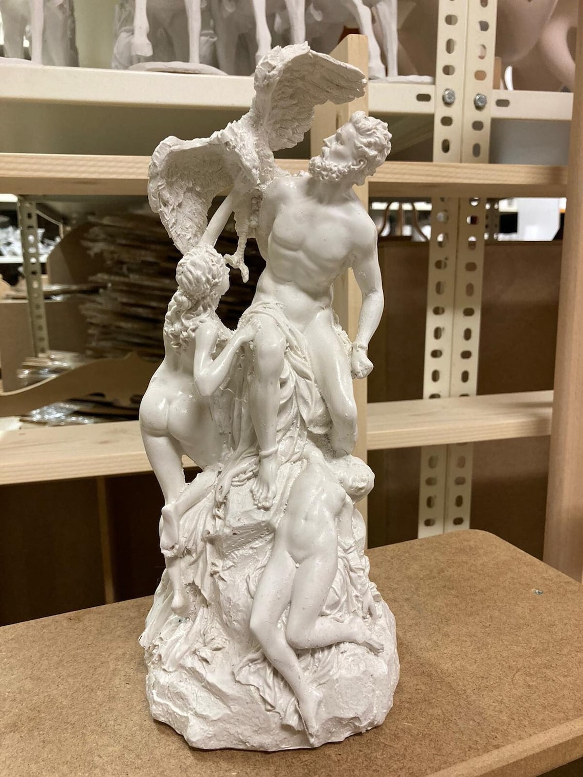 Prometheus Titan God, Fire God, Mythological Statue, Greek Mythology ...