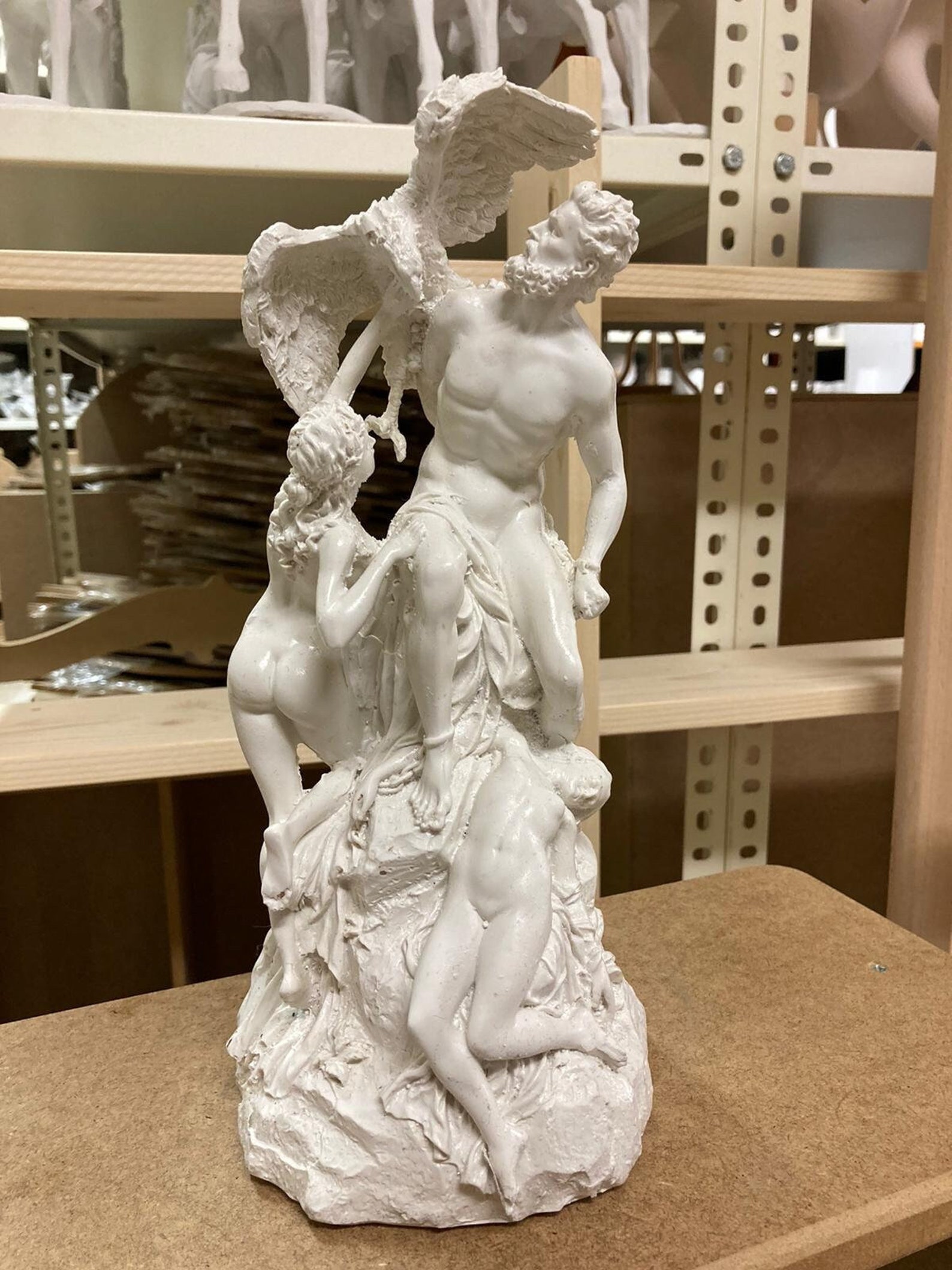 Prometheus Titan God Fire God Mythological Statue Greek Etsy