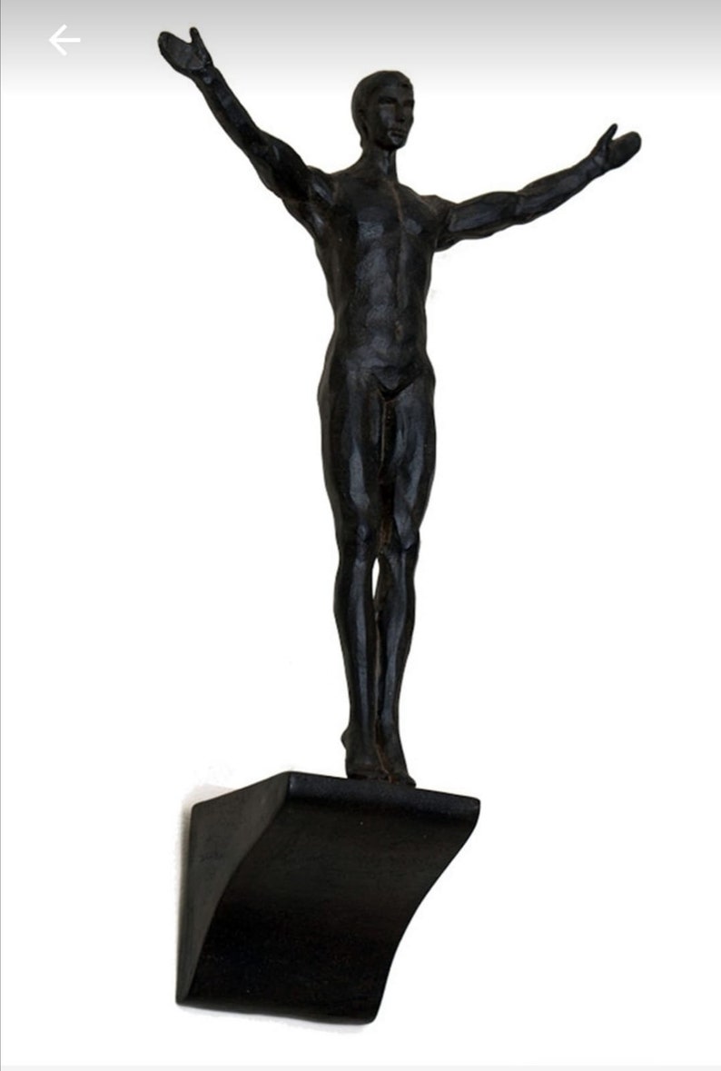 Wall Sculpture 6 Piece Climbing Man Set Wall Sculpture Art Etsy