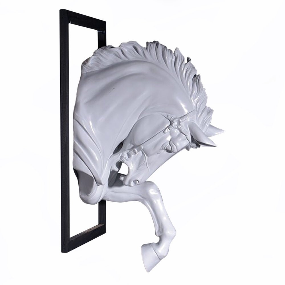 Horse Sculpture, Horse Sculpture on Wall, Wall Accessory