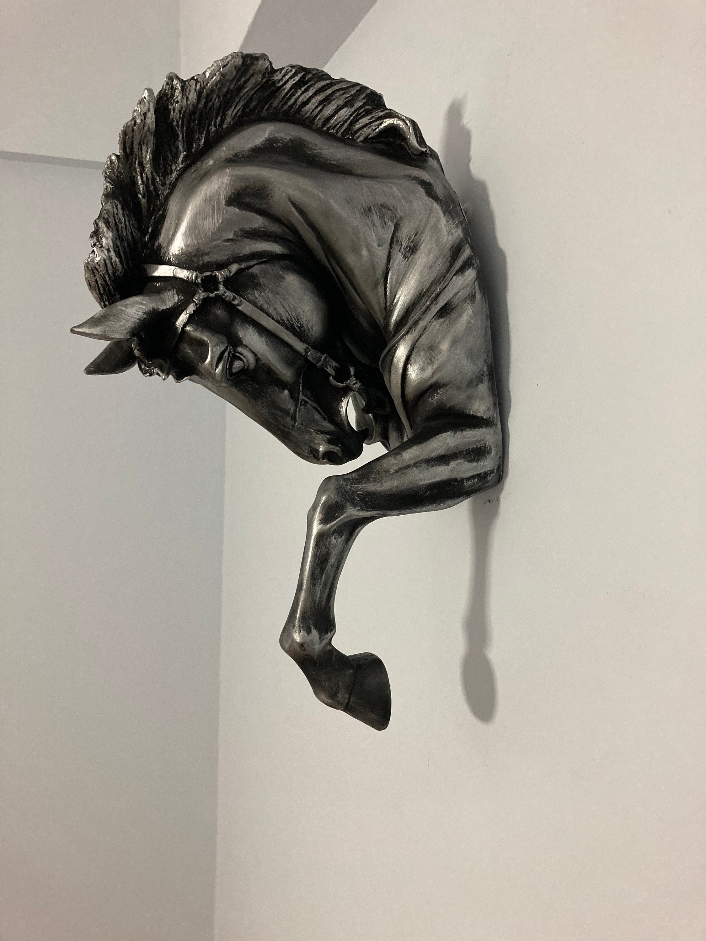 Horse Sculpture, Horse Sculpture on Wall, Wall Accessory