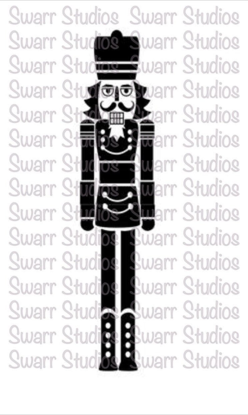 Nutcracker SVG Digital Image File Christmas Decor Etsy
