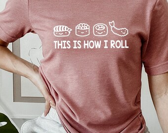 Sushi St/äbchen Kampf Lustiges Shirt f/ür Sushi-Lover