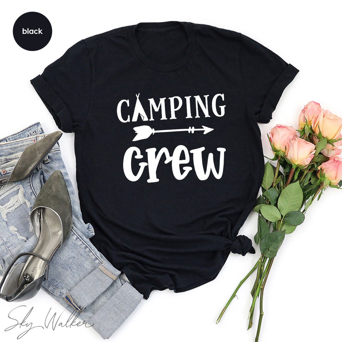 Camping Crew Tshirt Camping Family Tee Camp Crew Shirt Etsy UK