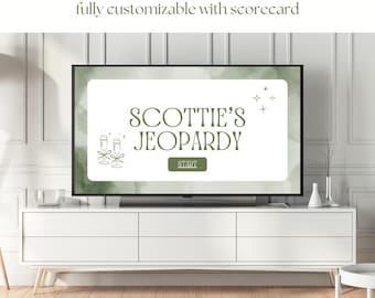 Bachelorette Jeopardy Game Template, PowerPoint Presentation, Canva Template, Fun Bridal Party Games, Maid of Honor, Bridesmaids, Girl Night