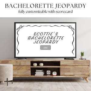 Bachelorette Jeopardy Game Template, PowerPoint Presentation, Canva Template, Fun Bridal Party Games, Maid of Honor, Bridesmaids, Girl Night