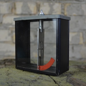 Vintage Electroscope: original 1960s German educational science physics vintage classroom experiment electricity electrostatic magnetism