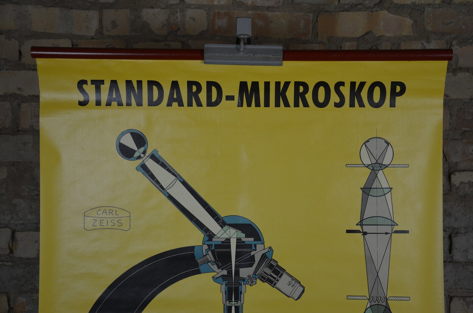 Carl Zeiss Optical Microscope Lab Science Original Vintage Etsy
